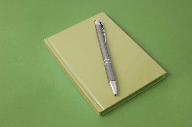 Green Book and Pen